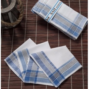 Şah Erkek Mendili – Pamuk Klasik Erkek Mendili 12'li paket